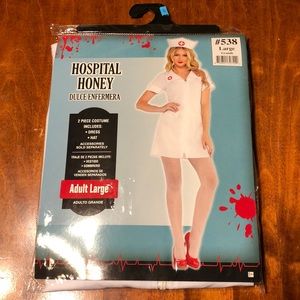 Hospital Honey Adult Costume! New!